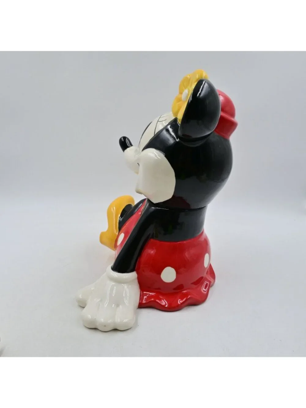 Treasure Craft Minnie Mouse Ceramic Cookie Jar Vintage